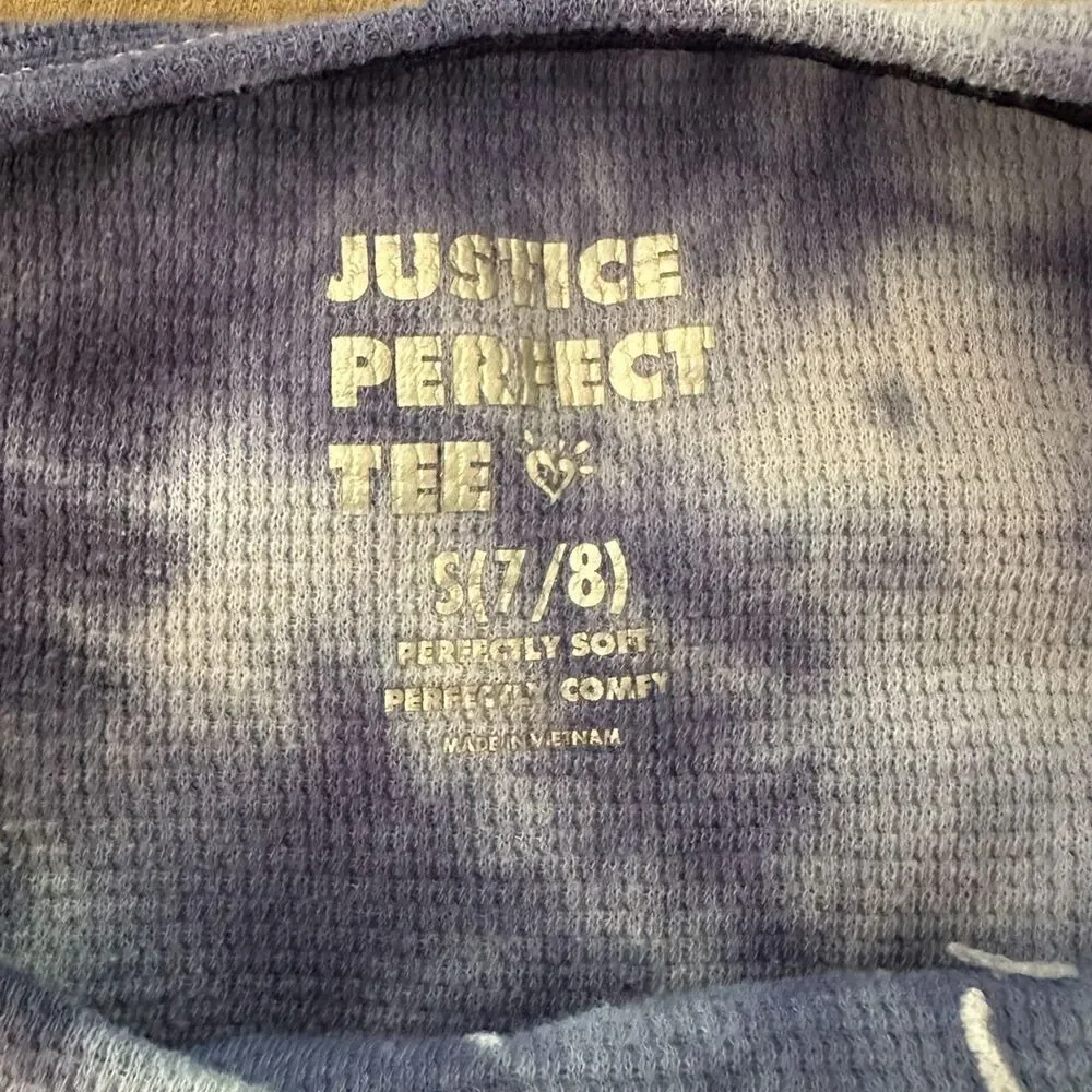 Justice Blue and White T-shirt